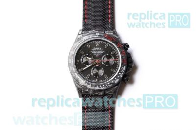 Copy Rolex Daytona - Carbon Speedster by DIW Swiss 7750